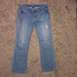 Distressed Curvy/Relaxed Fit Jeans